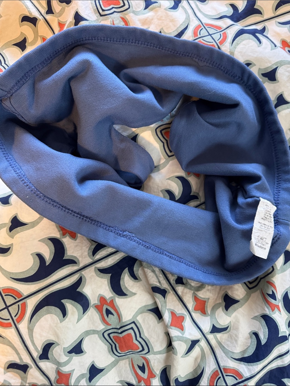 Matte Frame Blue Square-Neck Crop Tank medium - Picture 6 of 7